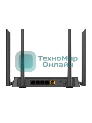 Маршрутизатор беспроводной D-Link DIR-841/RU/A1B, Wireless AC1200 Dual-Band Router with 1 10/100/1000Base-T WAN port and 410/100Base-TX LAN ports.802.11b/g/n compatible, 802.11AC up to 866Mbps,1 10/100/1000Base-T WAN port, 4
