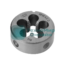 Плашка Сибртех М16 х 2,0 мм