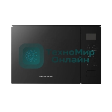 Встраиваемая микроволновая печь Kuppersberg HMW 652 B, ВхШхГ 389х595х379, объем 25 л, мощность 900 Вт, 5 уровней мощности, гриль, 8 автоматических программ, размораживание, сенсорное управление, черный