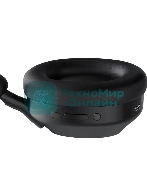 Беспроводные/проводные наушники Defender FreeMotion B1000 черный, накладные, Bluetooth + проводной