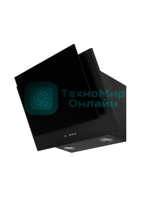 Вытяжка наклонная Elikor Рубин 60П-650-К3Д черный, 60 см, 650 куб. м/ч, 56 дБ