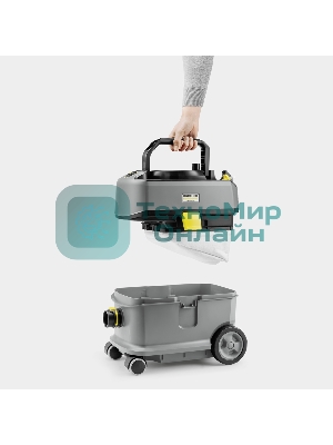 Пылесос Karcher T 10/1 серый/черный, 585 Вт, уборка сухая, пылесборник мешок/контейнер, 10 л