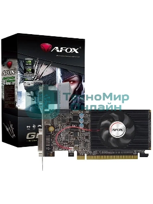Видеокарта AFOX Geforce GT730 1Gb DDR3 128Bit DVI HDMI VGA LP Single Fan