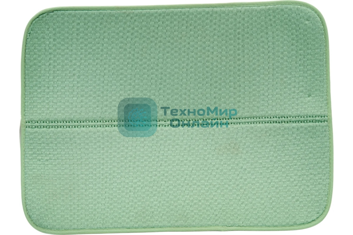 Коврик для сушки посуды Рыжий кот Skandi зеленый 45х35 см