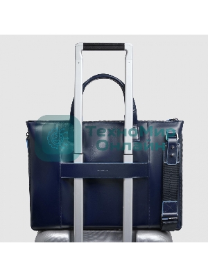 Сумка для ноутбука Piquadro Blue Square CA4021B2/BLU2 синий натур.кожа