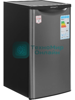 Холодильник Kraft BR 95I серебристый однокамерный 82/8л морозилка сверху