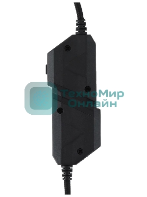 Гарнитура Acer AHW120 чёрный, проводная, USB, подсветка