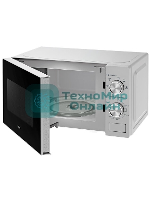 Микроволновая печь BBK 20MWS-764M/S серебристый, 20 л, 700 Вт, переключатели - поворотный механизм