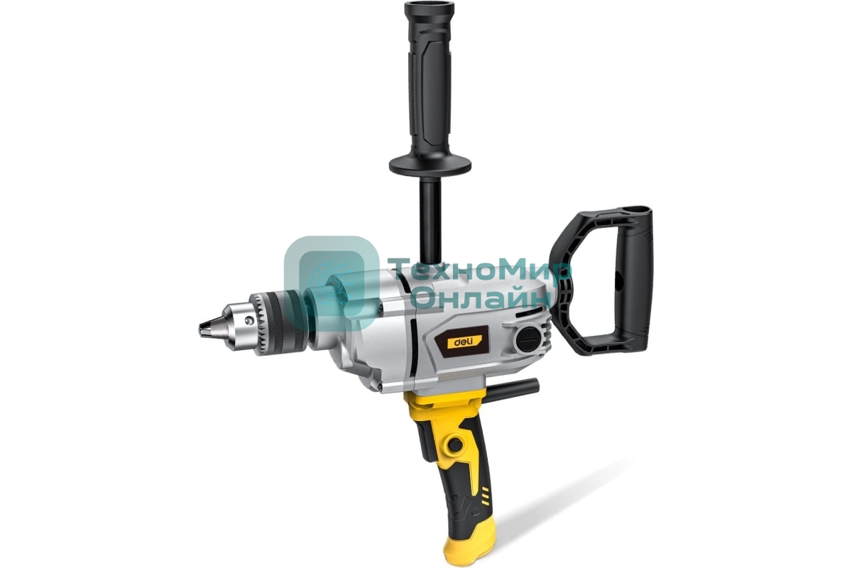 Дрель-миксер Deli DL-DZ16-E1, 1200 Вт, сетевая