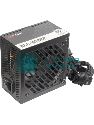 Блок питания Accord ACC-W700P, 700Вт, 80 PLUS WHITE, 120мм, черный