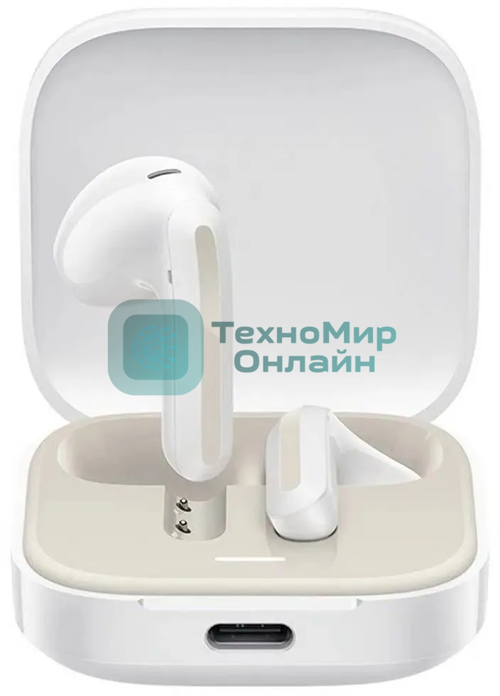 Наушники TWS Xiaomi Redmi Buds 6 Active белый, вкладыши, Bluetooth, до 30 ч