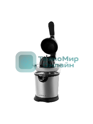 Соковыжималка GALAXY GL 0854 серебристый/черный, цитрусовая, 160 Вт, 300 мл, механическое