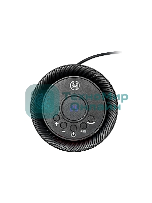 Тепловентилятор керамический Denzel DTFC-1200, черный, 600/1200 Вт, 12 м2, 3 режима, термостат