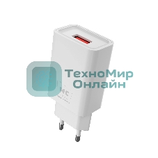 Сетевое зарядное устройство MORE CHOICE (4620202555717) NC07m СЗУ 1USB 2.0A для micro, белый