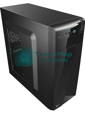 Компьютерный корпус Aerocool/Formula CS-1101 черный без БП ATX 2x120мм 1x140мм 2xUSB 2.0 1xUSB 3.0 audio