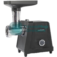 Мясорубка электрическая OURSSON MG3093/DG темно-серый, 800 Вт, 1.8 кг/мин, реверс, металлический лоток, насадки - 5