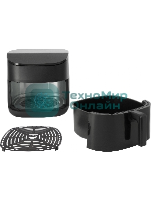 Аэрогриль Hyundai HYF-5457 черный, 3000 Вт, 8 л, сенсор, 11 программ