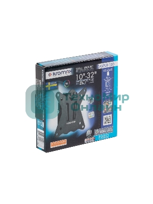 Кронштейн для телевизора Kromax CASPER-100 черный 10