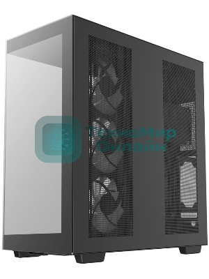 Компьютерный корпус Deepcool CH780 черный (ATX, без БП, ARGb, 4xUSB3.2 Type-A + USB3.2 Type-C) (R-CH780-BKADE41-G-1) MidiTower