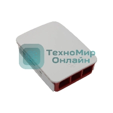 Корпус RA129 red-белый для микрокомпьютера Raspberry Pi 3. ACD Red+White ABS Plastic case for Raspberry Pi 3