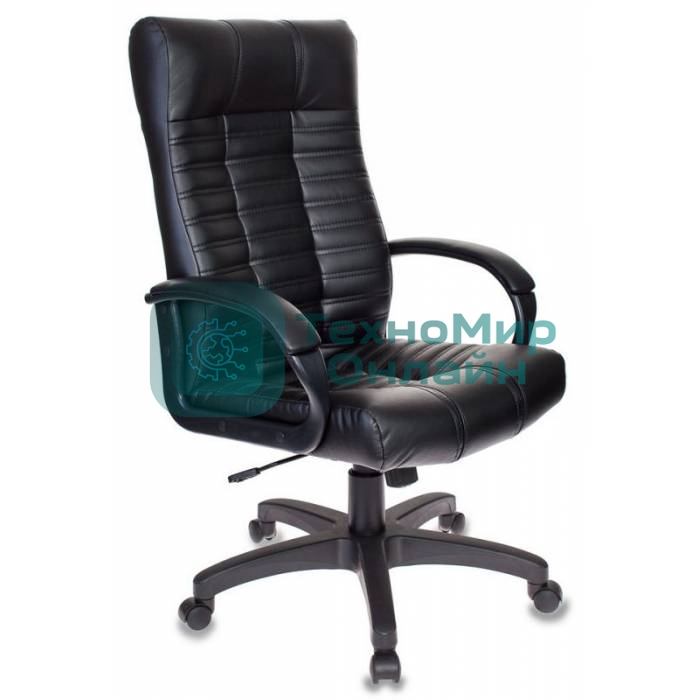 Кресло Бюрократ KB-10/BLACK черный, экокожа