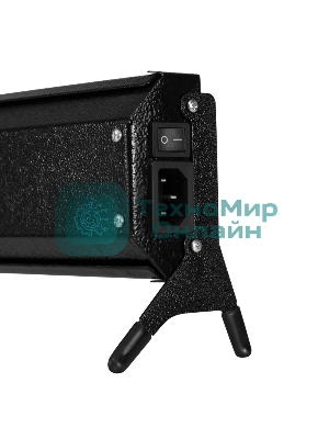 Конвектор электрический плинтусный СОКОЛ 60-0124, черный, 450 Вт, 15 м2