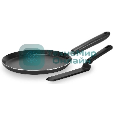 Сковорода блинная Rondell RDA-1408 круглая 22см, покрытие: Xylan Plus ручка несъемная (без крышки) черный