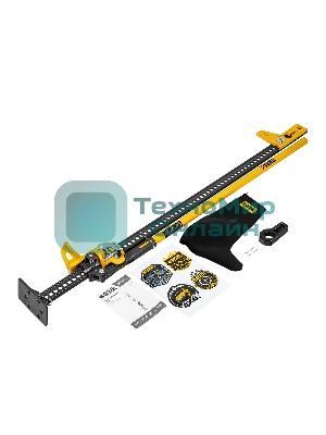 Домкрат реечный профессиональный Denzel 3,5 т, 115-1340 мм, High Jack