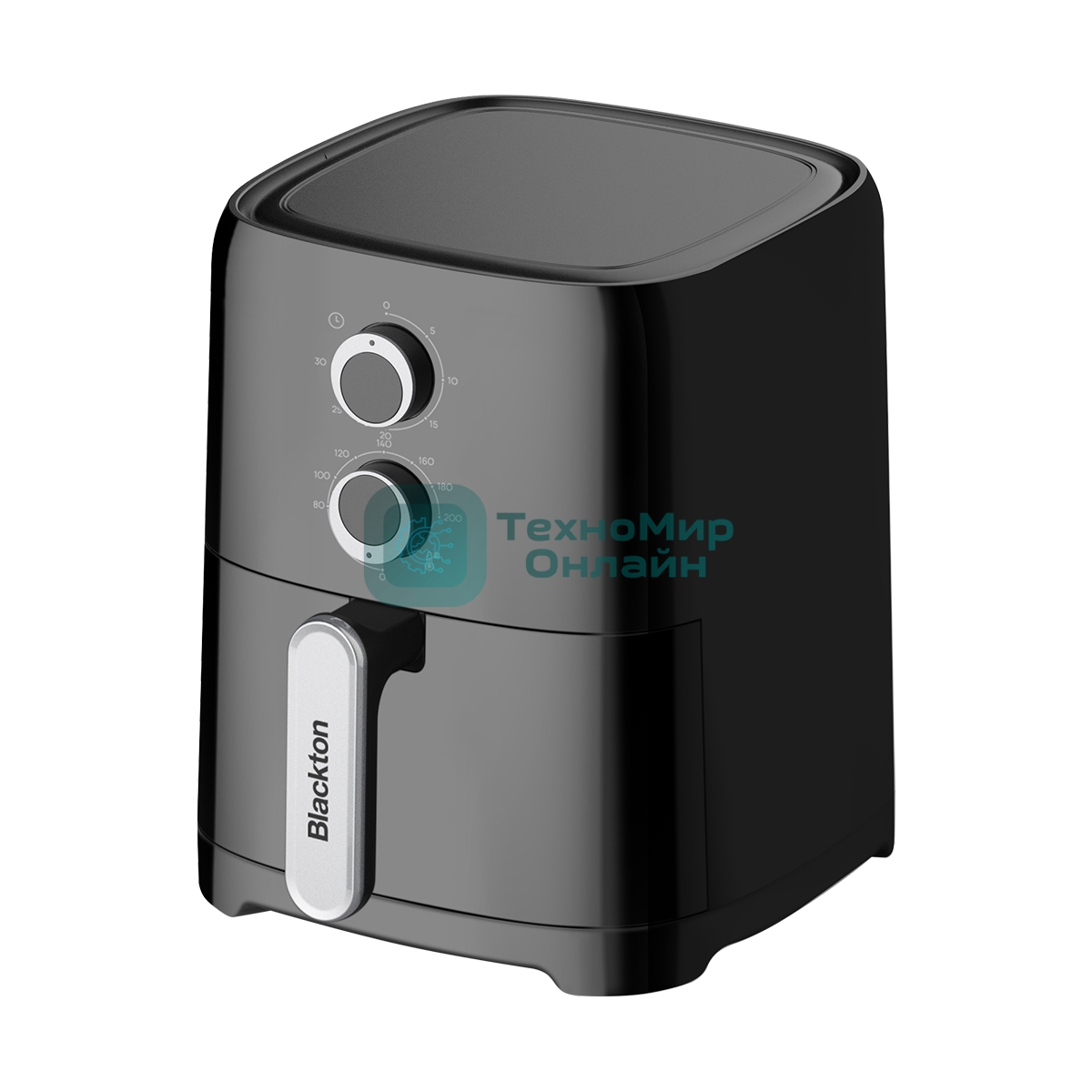 Аэрогриль Blackton Bt AF400M черный, 1300 Вт, 4.2 л, механическое управление, 4 программы