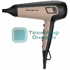 Фен Rowenta CV5E30E0 бежевый/черный, 1900 Вт, ионизация