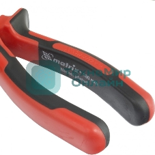 Плоскогубцы Matrix NICKEL 180 мм, никелированные, двухкомпонентные рукоятки