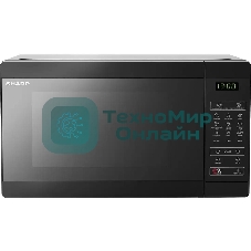 Микроволновая печь Sharp R-6800RK черный, 20 л, 800 Вт, переключатели - сенсор