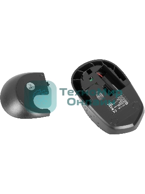 Мышь беспроводная Oklick 488MW серый/черный, 1600 dpi, радиоканал, USB, кнопки - 4