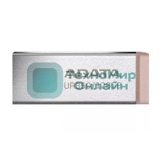 Флешка USB ADATA UR350 (UR350-128G-RSR/BG), 128Gb, USB 3.2, R/W 100/15, серебристый/коричневый