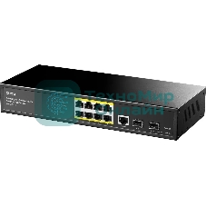 Коммутатор Cudy GS2008PS2 (L2) 8x1 Гбит/с 2SFP 8PoE+ 120W управляемый