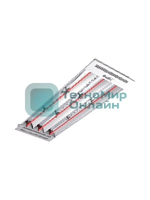 Обогреватель инфракрасный Ballu BIH-T-3.0 серый, 3000 Вт, 30 м2