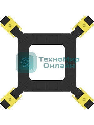 Устройство охлаждения (кулер) PcCooler R95-I черный 95мм алюминий+медь 2800rpm 31.2db 4-pin 95W 60мм