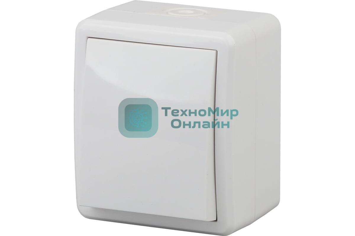 Выключатель 1-кл. ОП ЭРА Эксперт 10А IP54 11-1401-01 250 В 10AX бел.