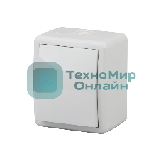 Выключатель 1-кл. ОП ЭРА Эксперт 10А IP54 11-1401-01 250 В 10AX бел.