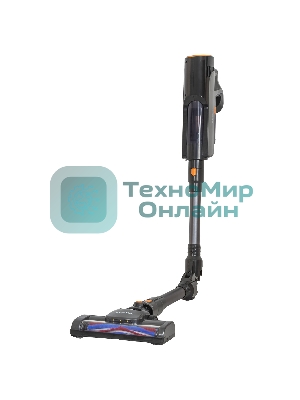 Пылесос вертикальный SUPRA VCS-5082 черный/серый, питание от аккумулятора, 300 Вт, уборка сухая, пылесборник 1 л