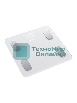 Весы напольные электронные Atlanta ATH-6163 (белый)