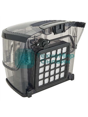 Пылесос Delta LUX DL-0836 черный с бирюзовым