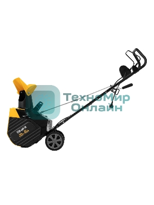 Электрическая снегоуборочная машина Denzel ESB-460-M, 1.8 кВт, металлический шнек, LED фара