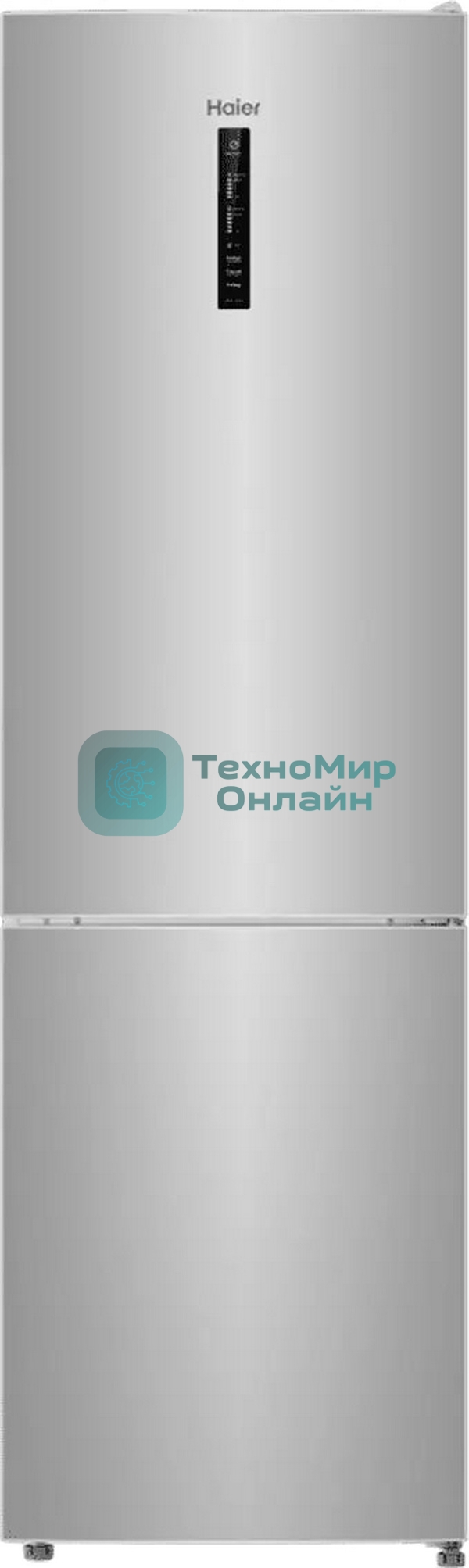 Холодильник Haier CEF538CSG серебристый двухкамерный 263/105л морозилка снизу, No Frost