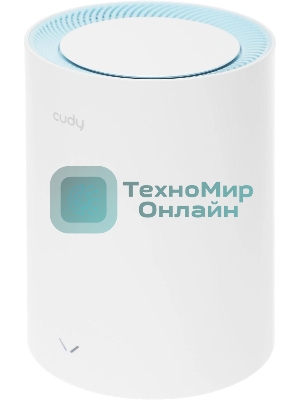 Бесшовный Mesh роутер Cudy M1200(1-Pack) AC1200 10/100BASE-TX белый