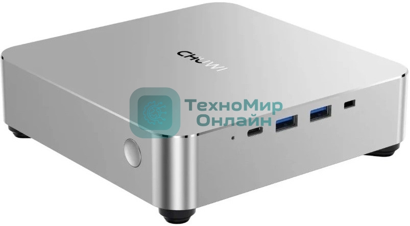 Мини ПК Chuwi AuBox Intel Core i7 13620H(2.4Ghz)/32768Mb/1024PCISSDGb/Int:Intel UHD Graphics/BT/WiFi/war 1y/0.74kg/Gold+Black/Win 11Pro + Aluminum+plastic/RAM slot*2/bracket/USB 2.0*1/USB3.2*2/USB3.0*1/Type-C*2/HDMI*1/DP*1/RJ45*2/WIFI6/BT5