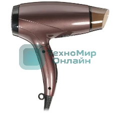 Фен ARESA AR-3214 коричневый/черный, 1250 Вт, компактный