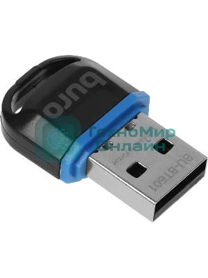 Адаптер USB Buro BU-BT601 Bluetooth V6.0 EDR+ BLE class 2 20м черный