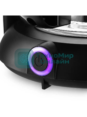 Кофеварка капельная Kitfort КТ-7136 черный, исп. кофе - молотый, 0.5 л, 680 Вт.