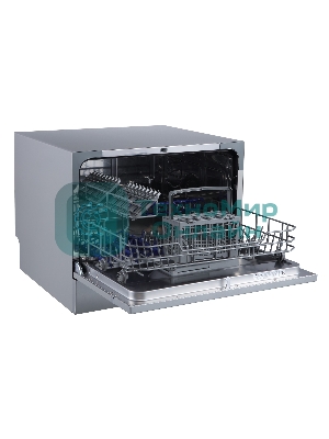 Посудомоечная машина Бирюса DWC-506/7 M, металл, 55 см, 6 компл., 49 дБ, класс A+